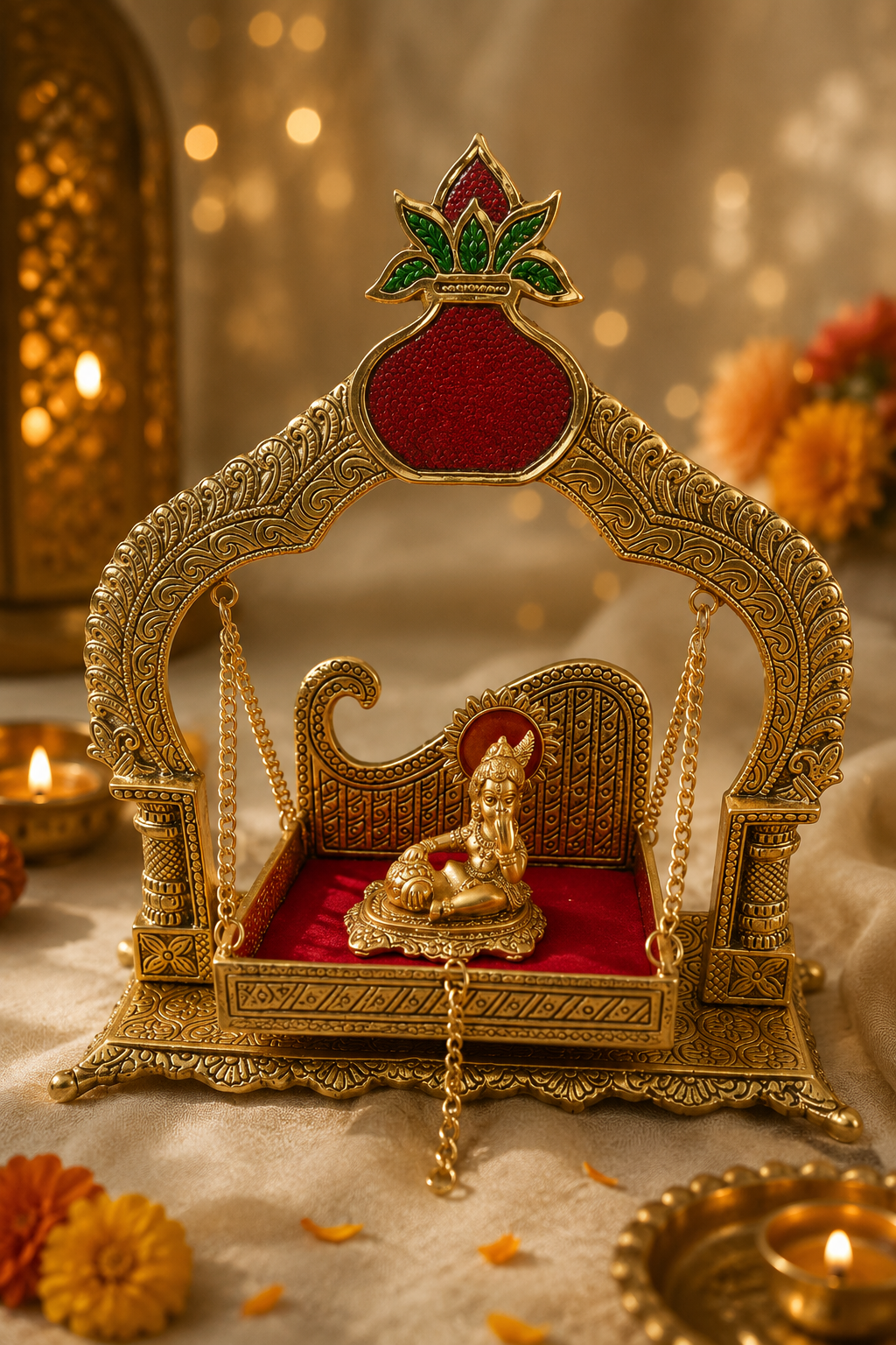 Krishna Jhula Decorative Swing