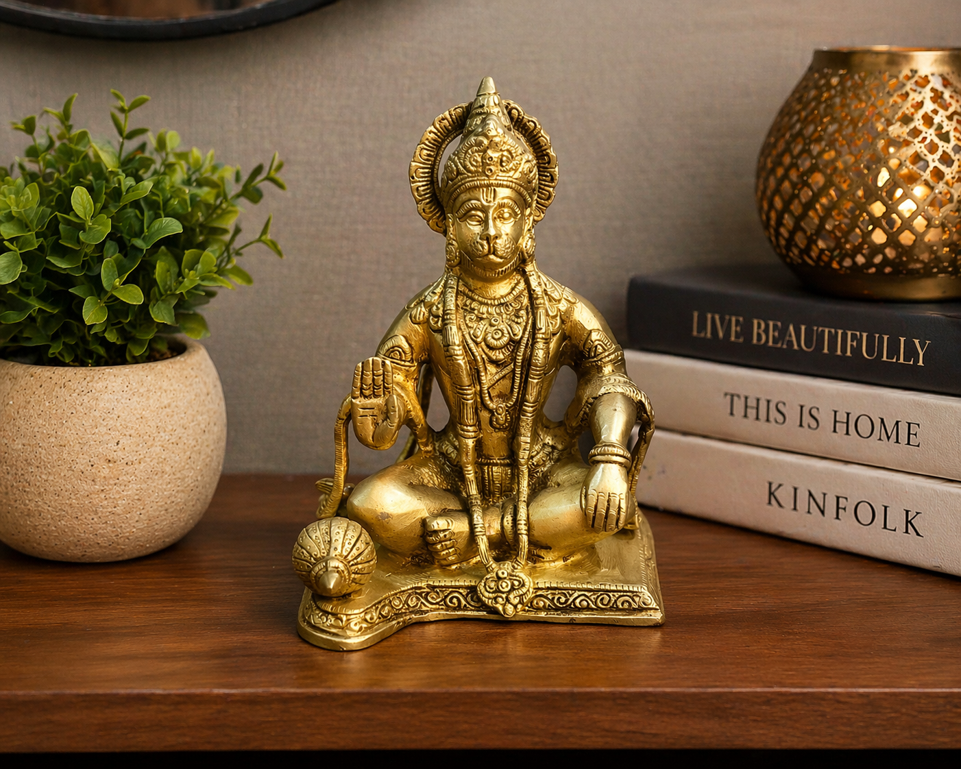 Brass Hanuman Idol