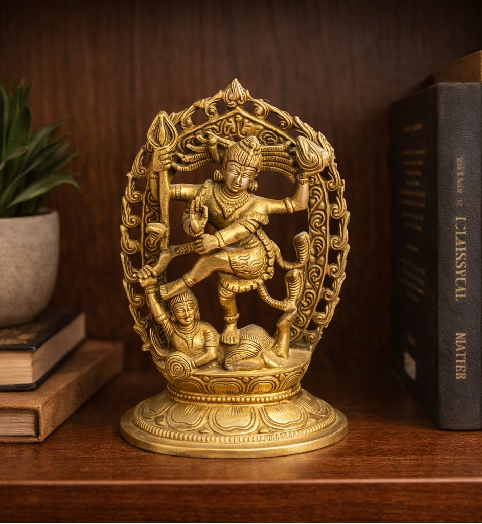 Brass Nataraja (Dancing Shiva) Idol